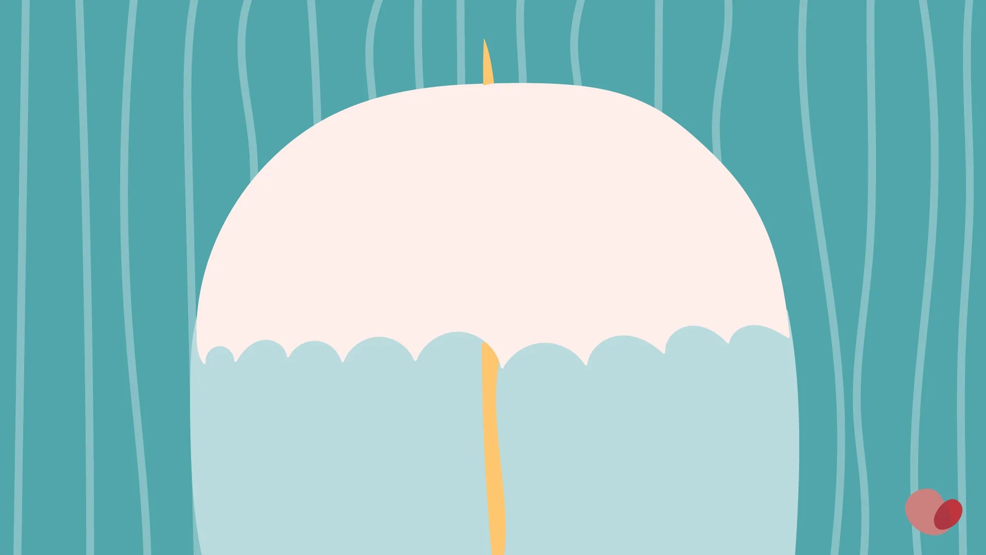 umbrella shelters against rain symbolise IVF insurance for fertility treatments