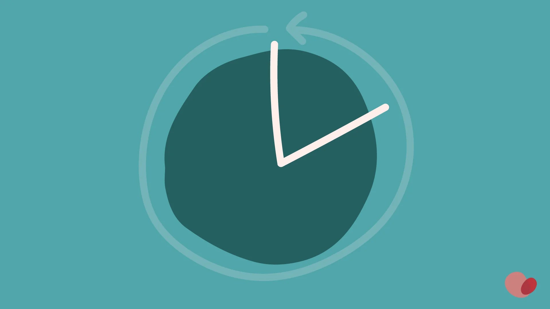 a time clock representing the two-week wait